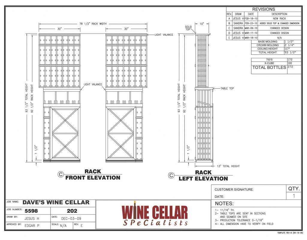 New Custom Wine Cellars Chicago Illinois | Palos Heights