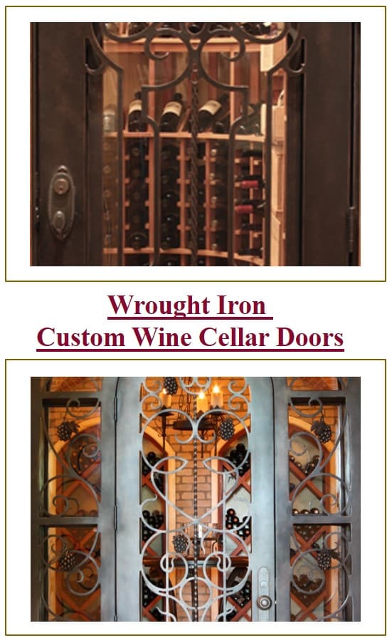 Custom Wine Cellar Doors for Refrigerated Wine Cellars