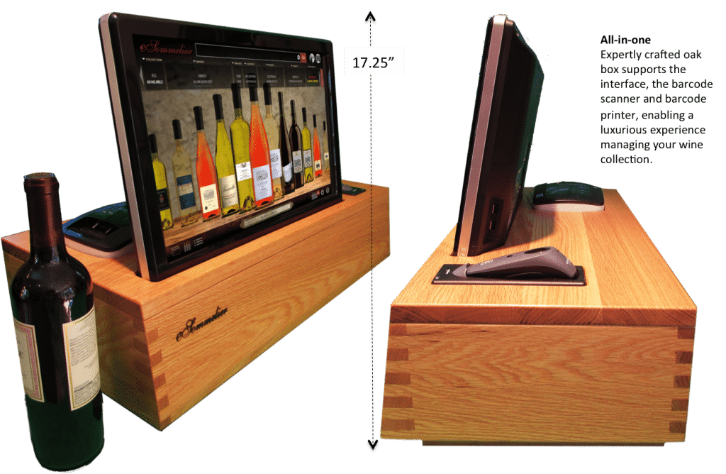 eSommelier Side View Specifications