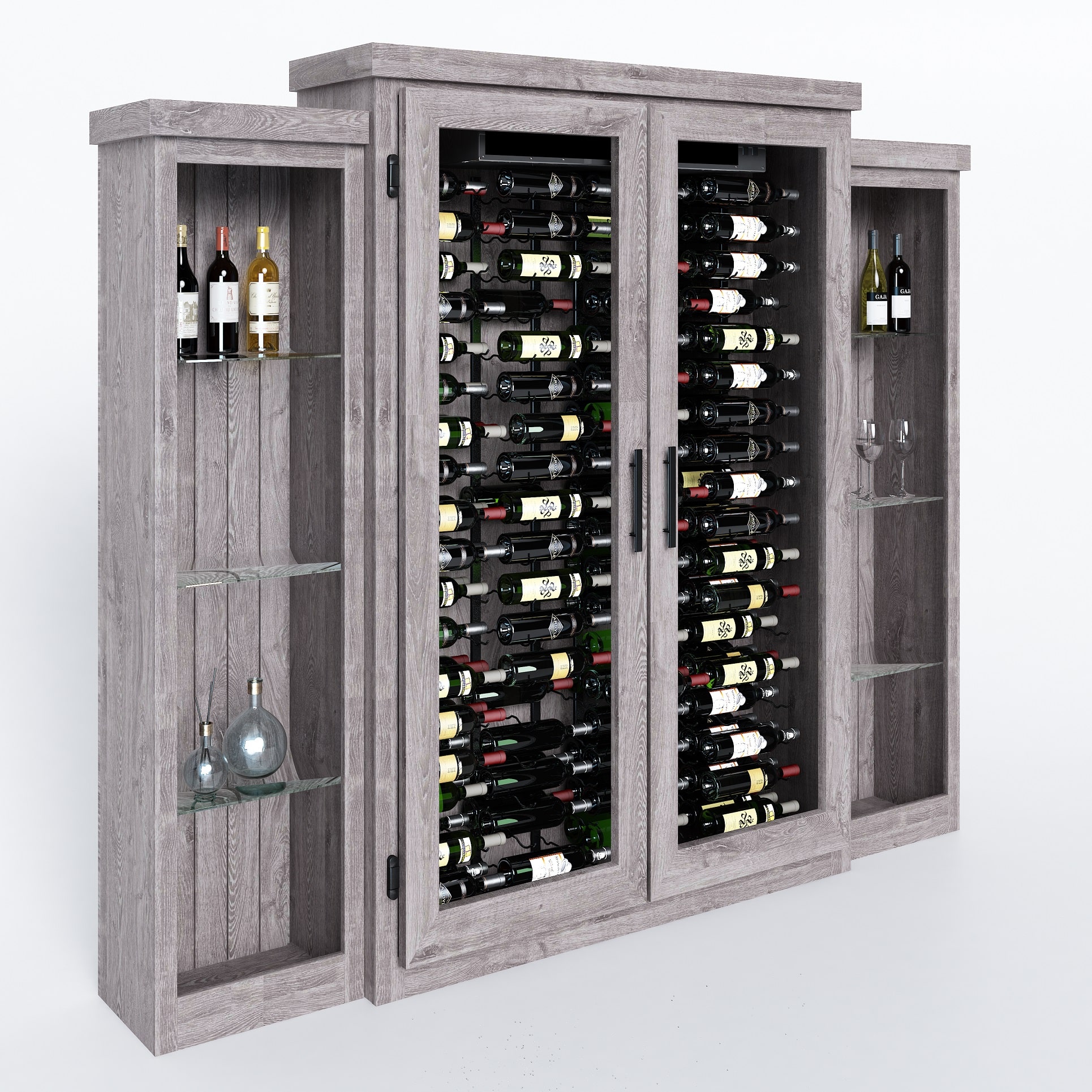 Label Forward Wine Cabinet 