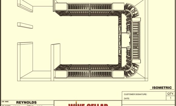 Custom Wine Cellars Washington 3D Plan