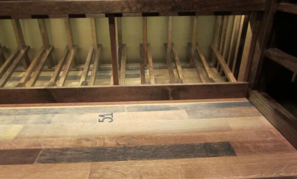 Wine Barrel Tabletop with Cooperage Stamps How to Design and Build a Wine Cellar Dallas Texas McKinney