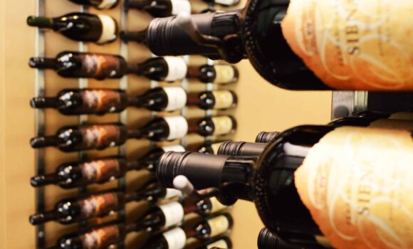 Gorgeous and Practical Wine Racks Wow Customers and Restaurant Staff in a Custom Commercial Wine Cellar- Jasper's Restuarant at Cityline in Richardson Texas