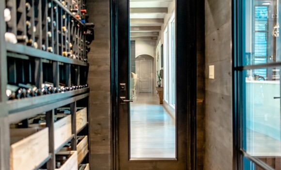 Stunning Modern Wine Cellar- North Dallas- Wine Cellar Specialists