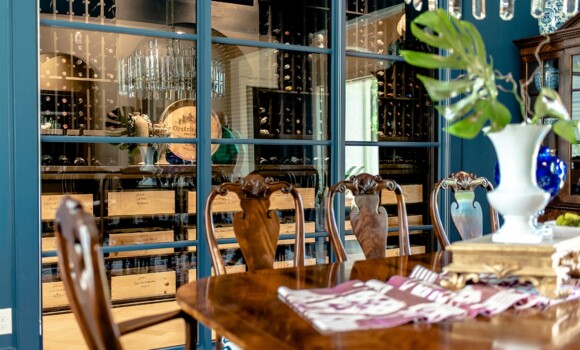Stunning Modern Wine Cellar- North Dallas- Wine Cellar Specialists