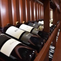 This gorgeous residential wine cellar in Dallas housed a very expensive collection of mostly Reds and Cabernets.